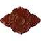 Ekena Millwork Piedmont Ceiling Medallion, Hand-Painted Firebrick, 37"W x 26"H x 1 3/8"P CM37X26PEFIF - alternate 1